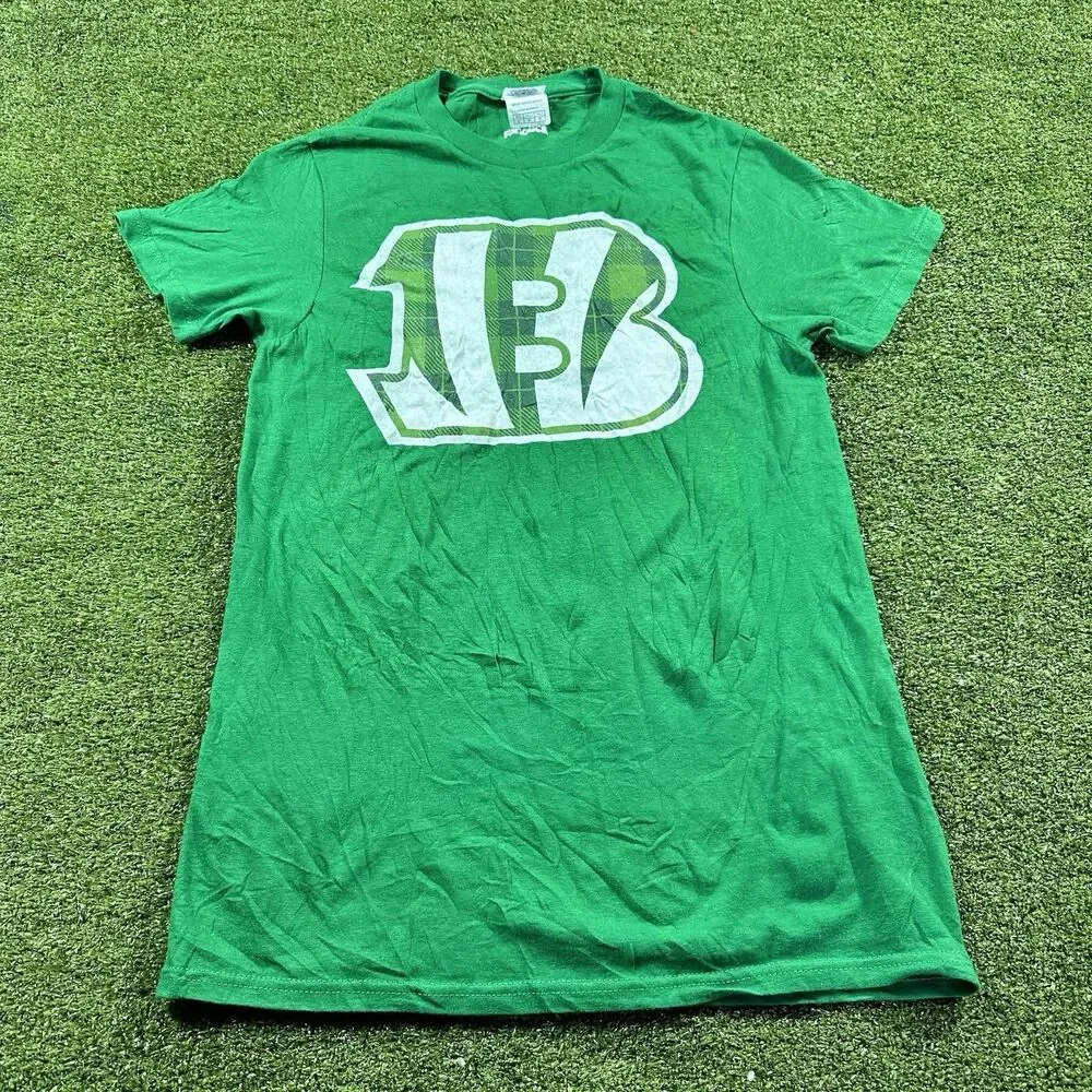 Cincinnati Bengals Shirt Fanatics NWOT Mens S Green